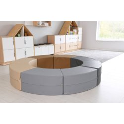 Paolo skums�der - s�t 3, gr�/beige