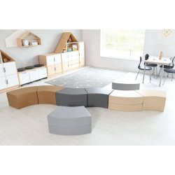 Paolo skums�der - s�t 3, gr�/beige