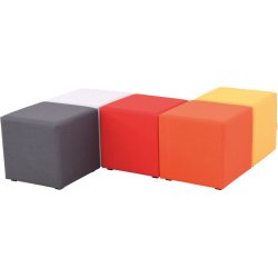 Pufs�t til skole - 5 Inflamea puffer i 5 farver