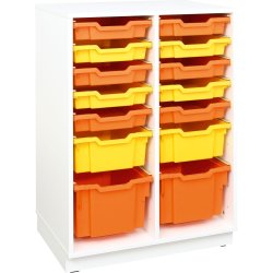 Quadro reol M+ til plastkasser, B 70 cm 