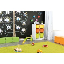 Quadro reol M+ til plastkasser, B 70 cm 