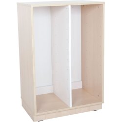 Quadro reol M+ til plastkasser, B 70 cm 