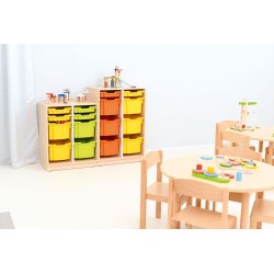 Quadro reol M+ til plastkasser, B 70 cm 