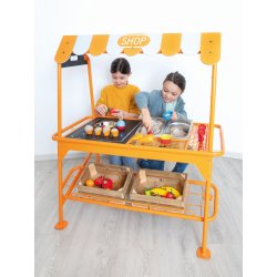 Rolleleg � isbod og butik