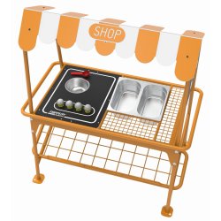 Rolleleg � isbod og butik