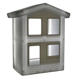 Lysende huse, 2 stk.