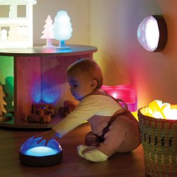 Lysende huse, 2 stk.