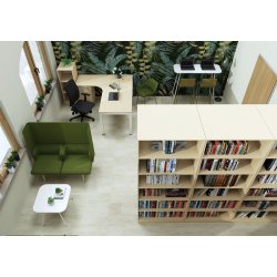 Bibliotekspakke  Lille bibliotek med Agora moduler (komplet st)