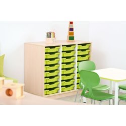 Quadro reol M til plastkasser, B 104 cm