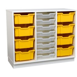 Quadro reol M til plastkasser, B 104 cm