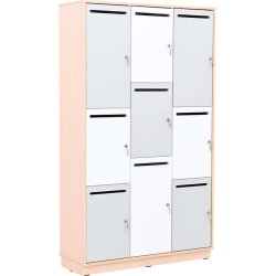 Opbevaringsskab med 9 rum