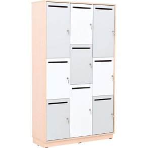 Opbevaringsskab med 9 rum