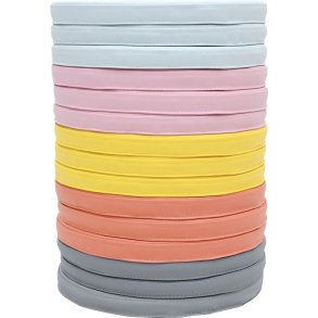 Runde siddepuder 15 stk. i pastelfarver