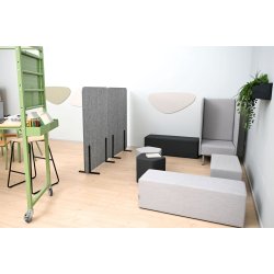 Lydisolerende sk�rm 100 x 150 cm