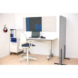 Lydisolerende sk�rm 100 x 150 cm