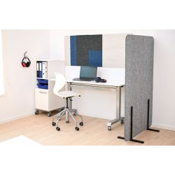 Lydisolerende sk�rm 100 x 150 cm