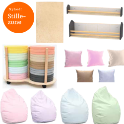 Stillezone i pastelfarver