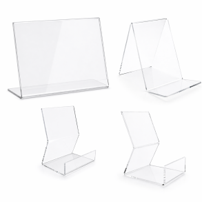Udstillingspakke i akryl med plakatholder, bogst�tter og bogdisplays til bibliotek og skole