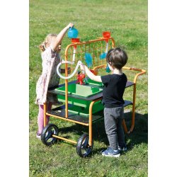 Mobilt vand- og sandbord til institutioner