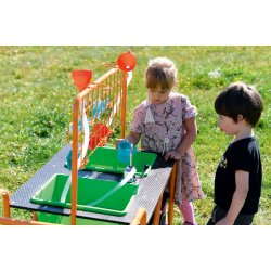 Mobilt vand- og sandbord til institutioner