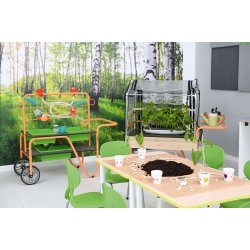 Mobilt vand- og sandbord til institutioner